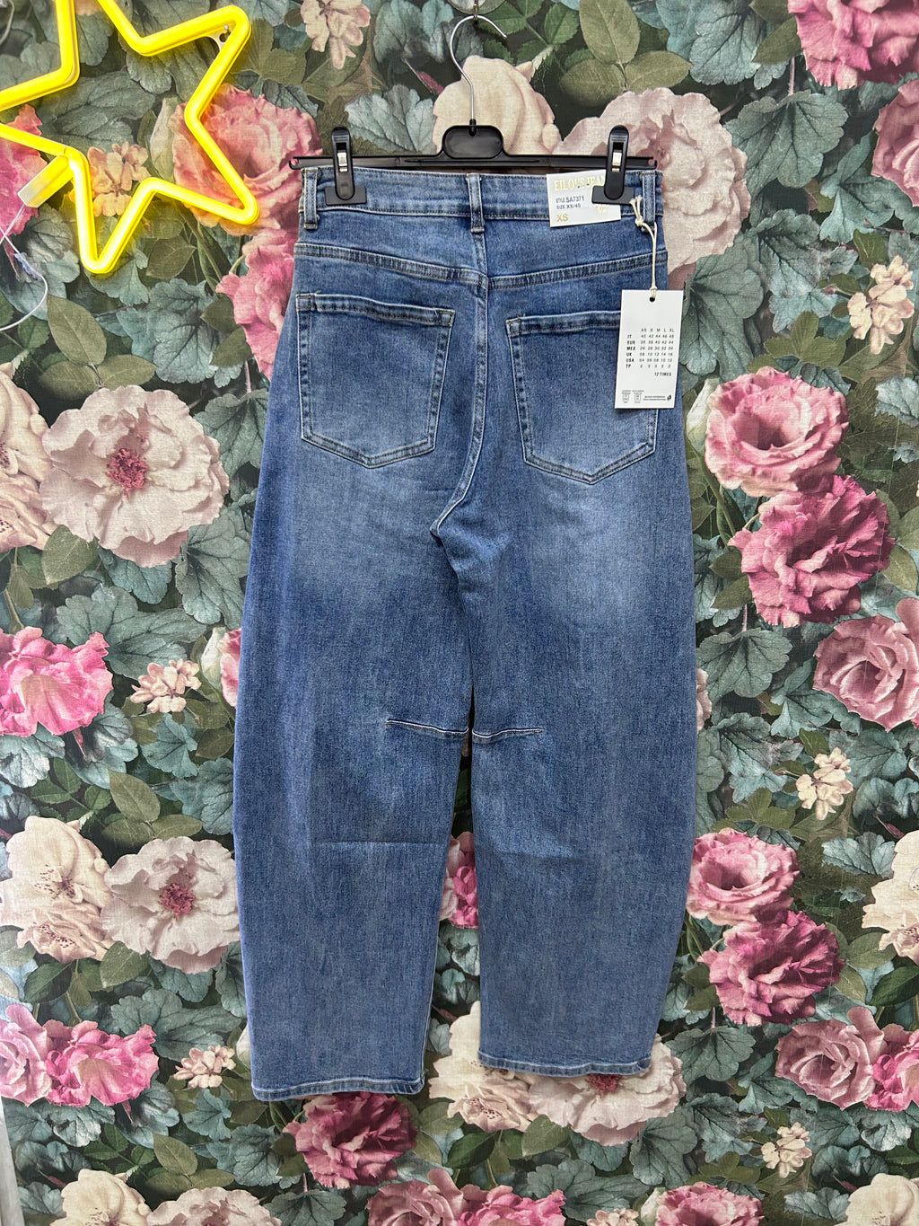 Denim Balloon push uo